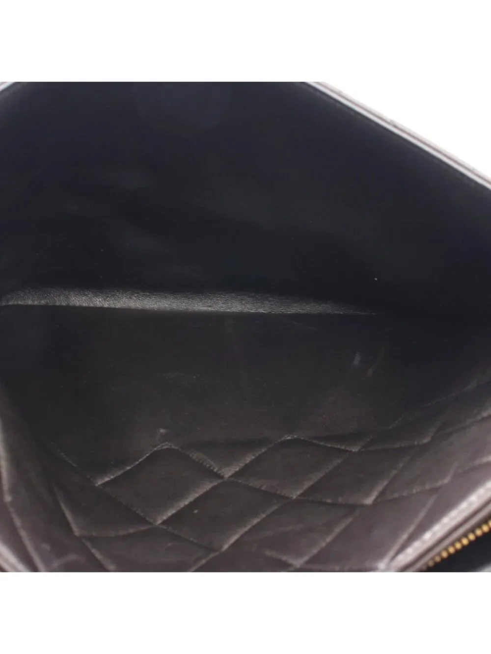 Chanel Shoulder Bag Quilted Black Lambskin